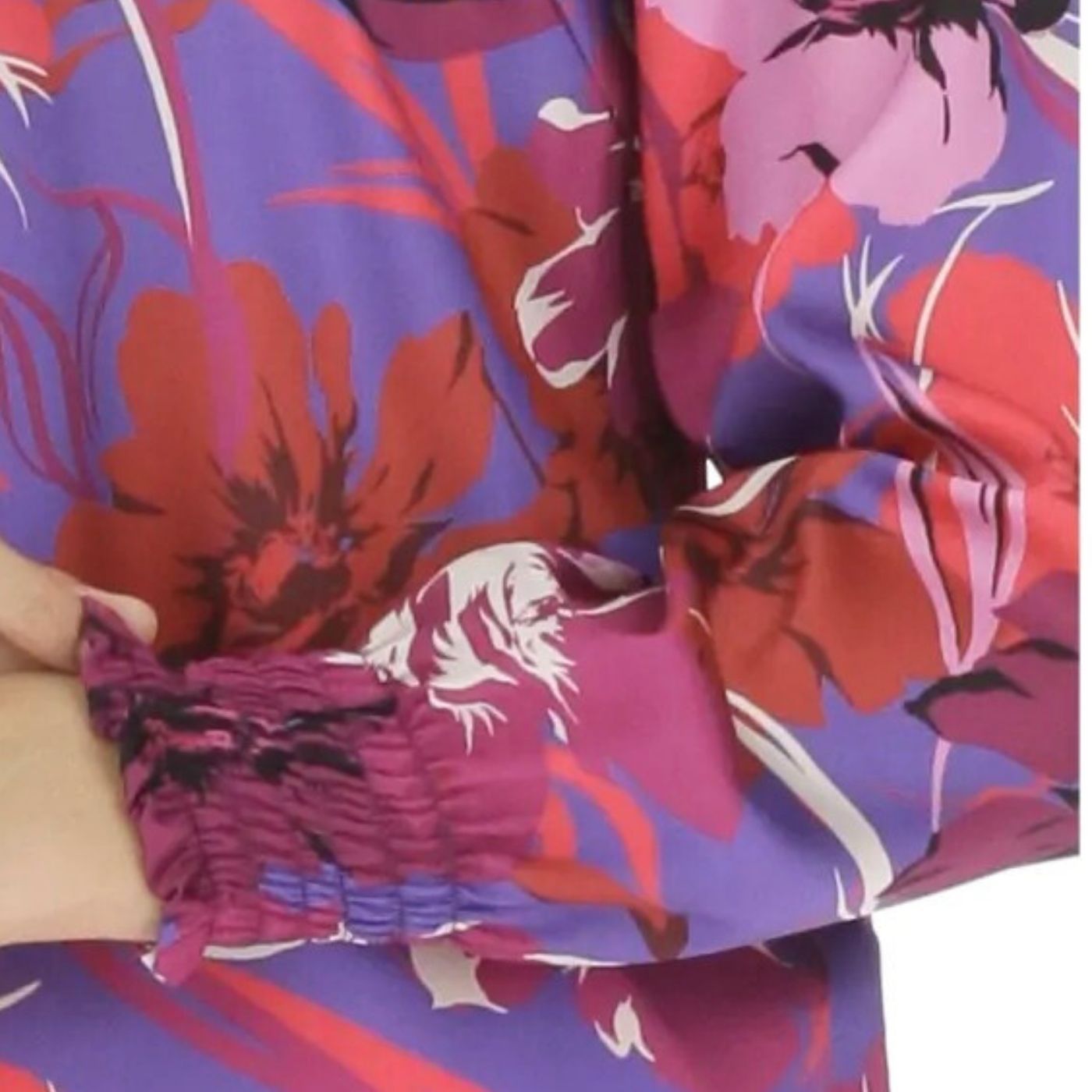 Rinascimento Long Sleeve Blouse| Purple