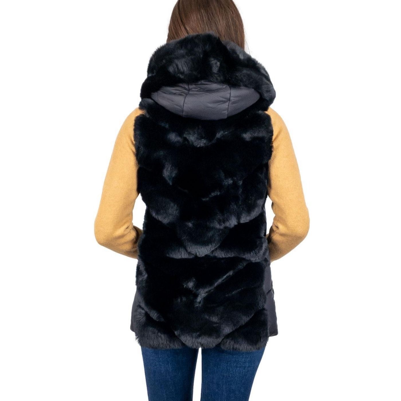 Rinascimento Hooded Vest | Black