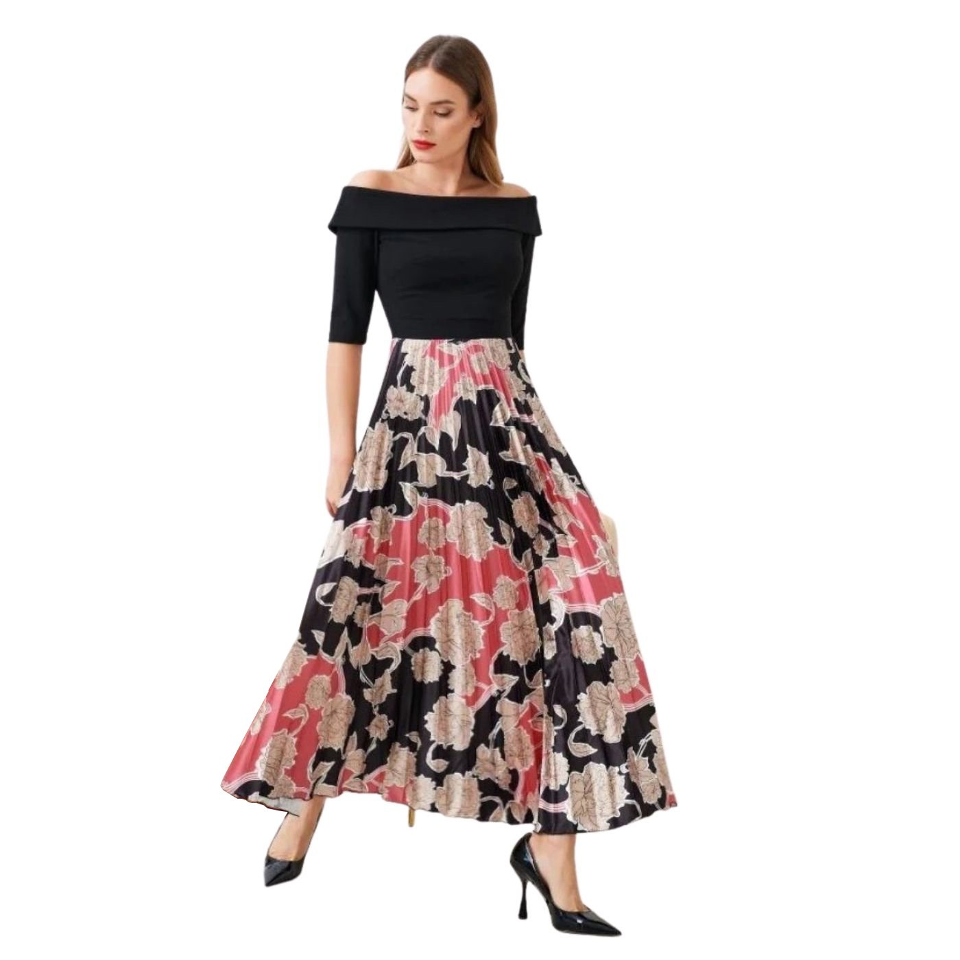 Rinascimento Maxi Dress | Black