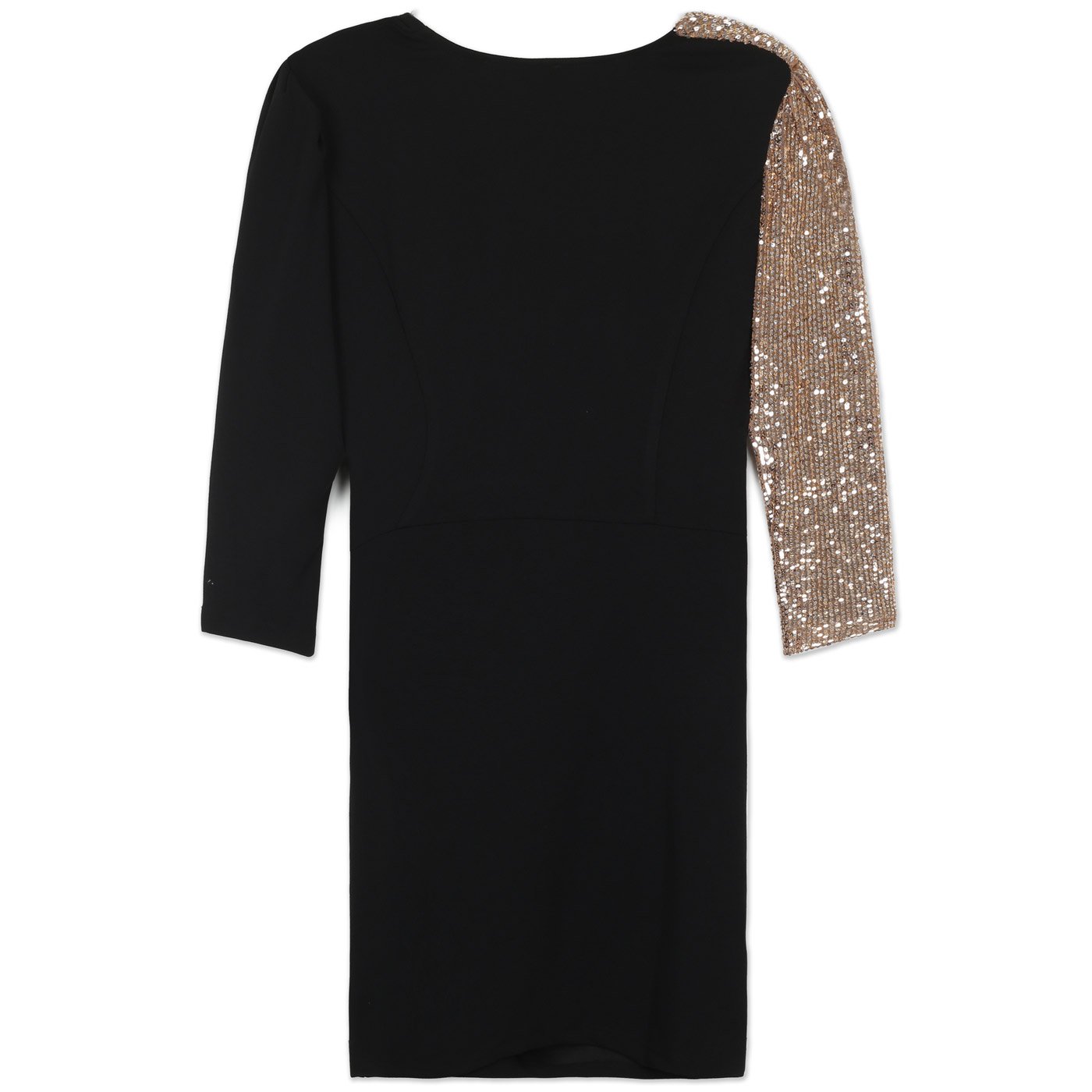 Rinascimento Sequin Dress | Black Gold