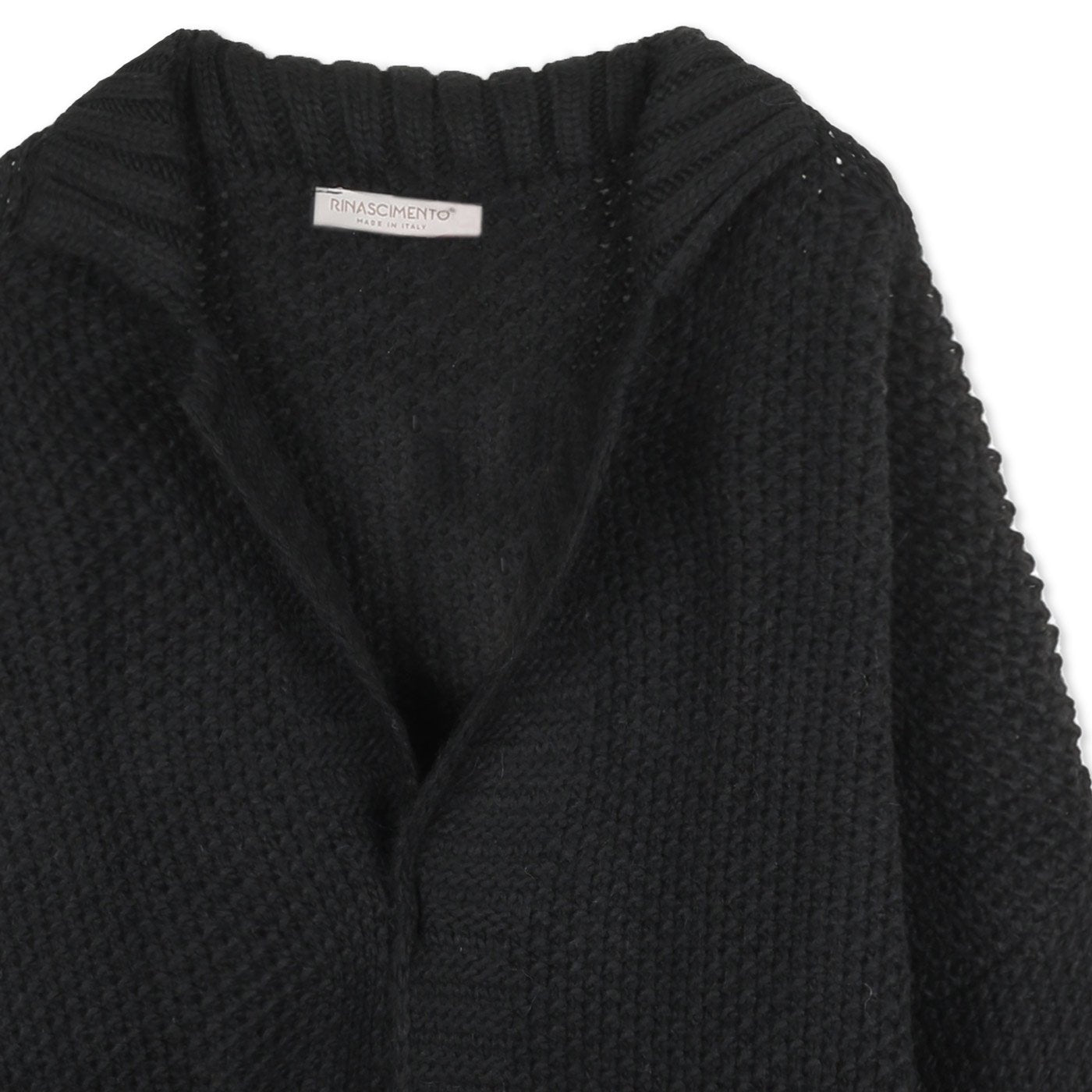 Rinascimento Thick Cardigan | Black