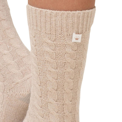 Triumph Knitted Socks | Beige