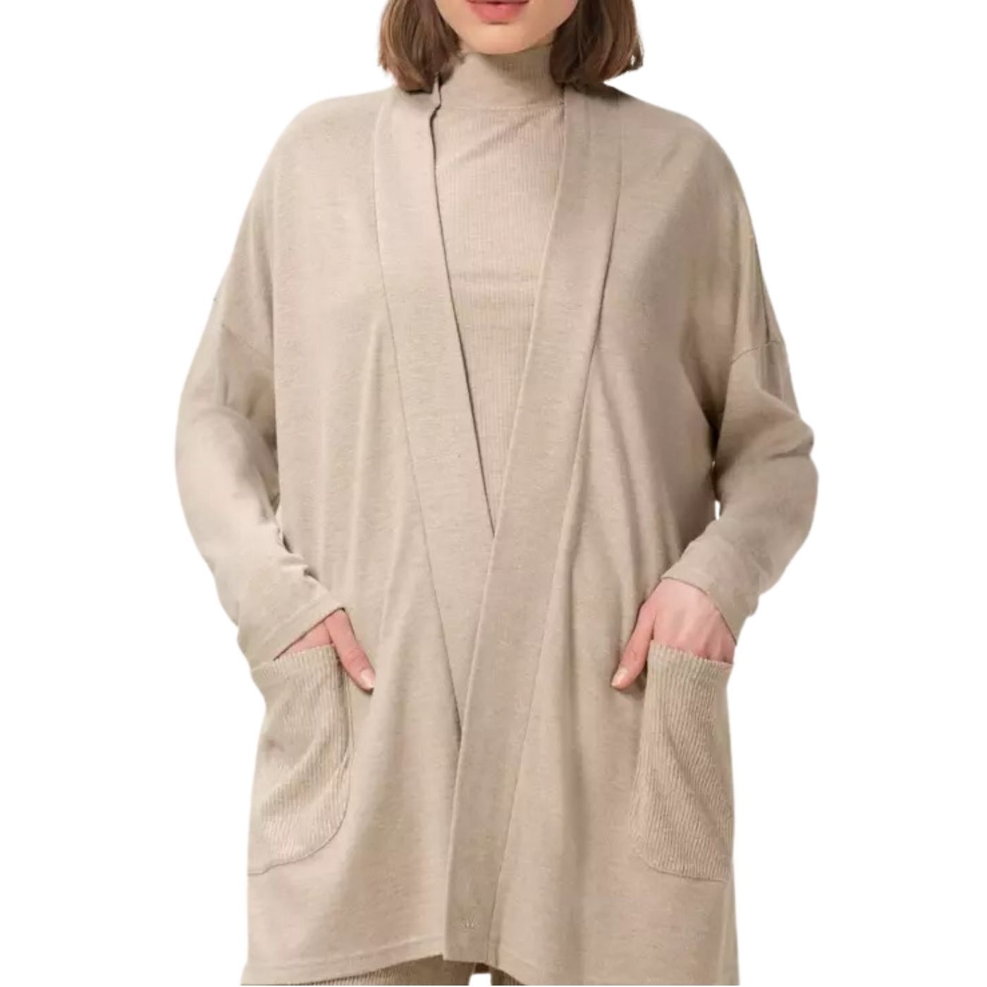 Triumph Thermal Cardigán | Beige