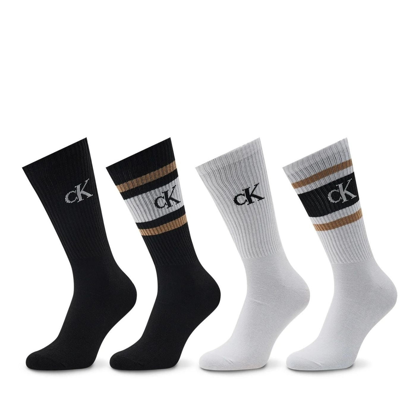 Calvin Klein 4 pc Set Socks | Black