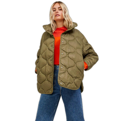 JJXX NOVA SHINY QUILTED JACKET | Green