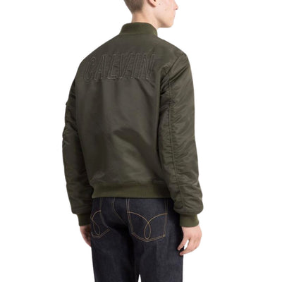 Calvin Klein Bomber Jacket | Khaki