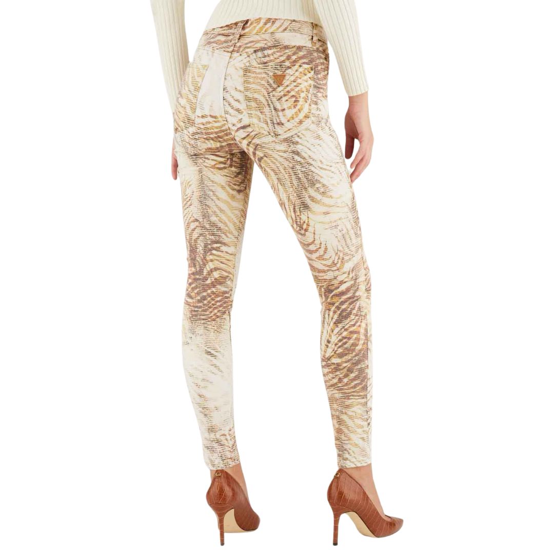 Guess Jeans High Rise Skinny | Beige