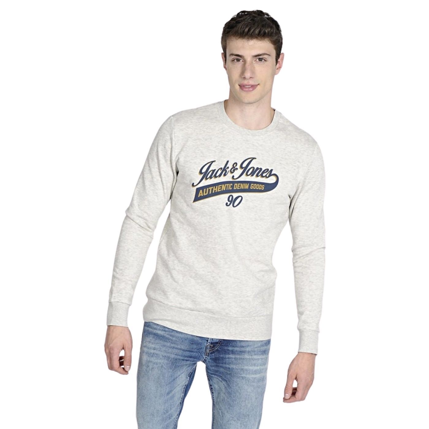 Jack and Jones - 12137100.whitemelange