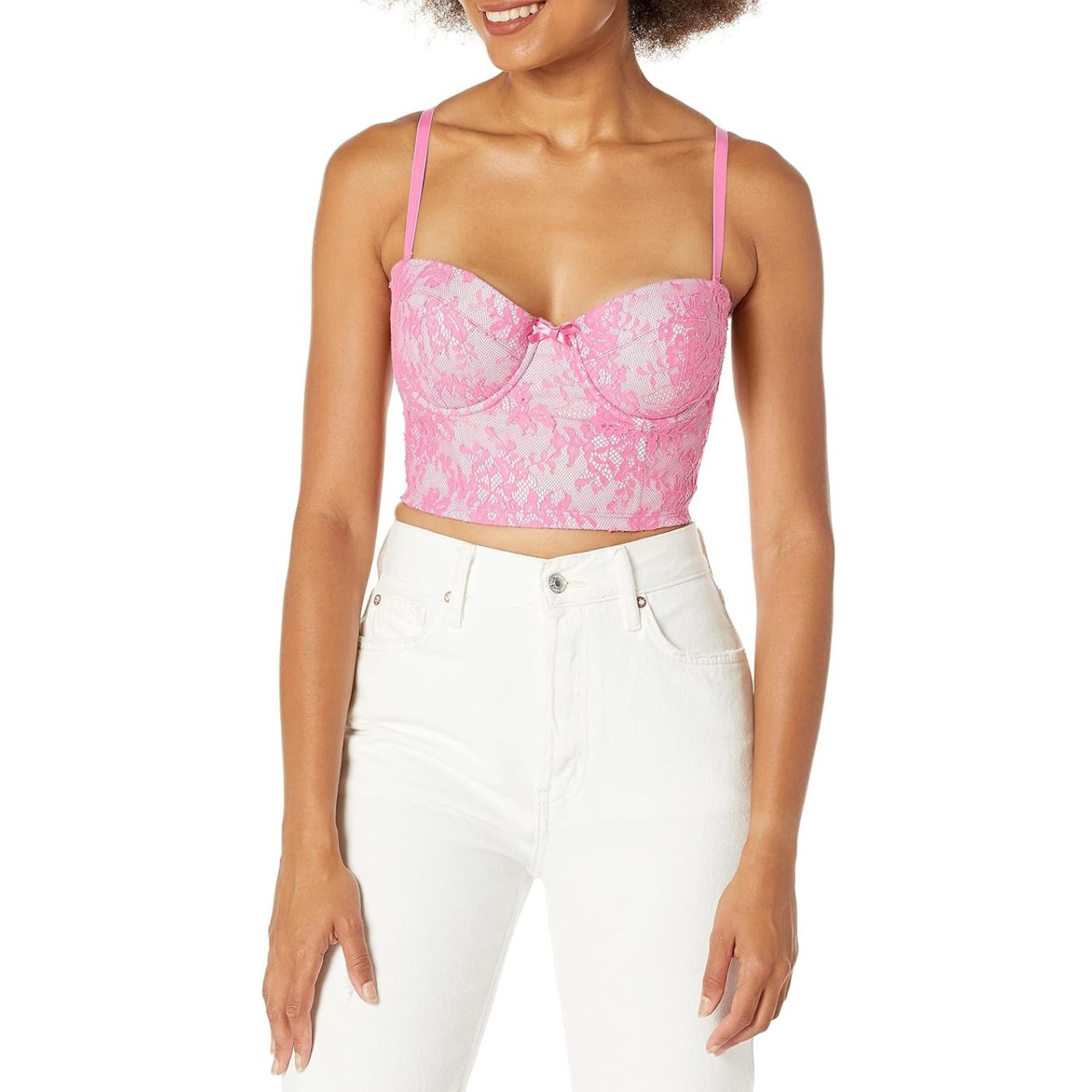 Guess Pink Crop Top